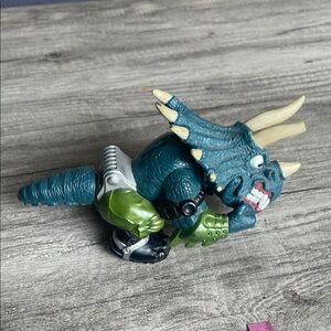 1997 Mattel Dinosaur Action Figure - Green and Blue